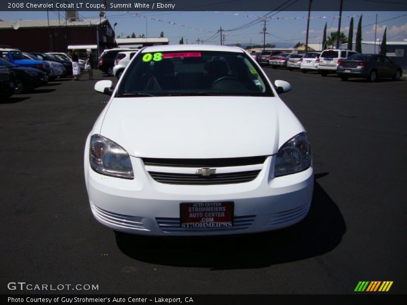 Summit White / Ebony 2008 Chevrolet Cobalt LT Coupe