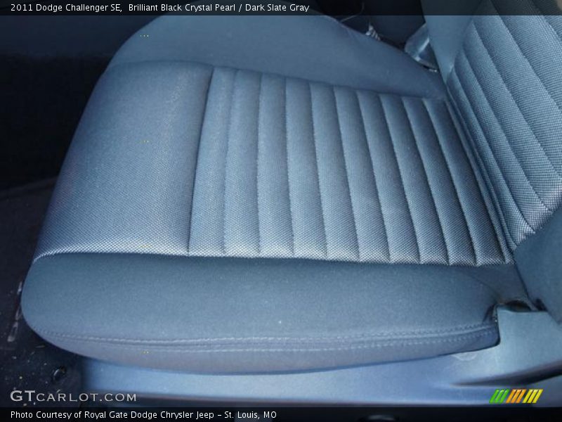Brilliant Black Crystal Pearl / Dark Slate Gray 2011 Dodge Challenger SE