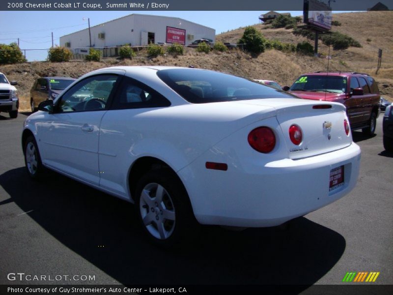 Summit White / Ebony 2008 Chevrolet Cobalt LT Coupe
