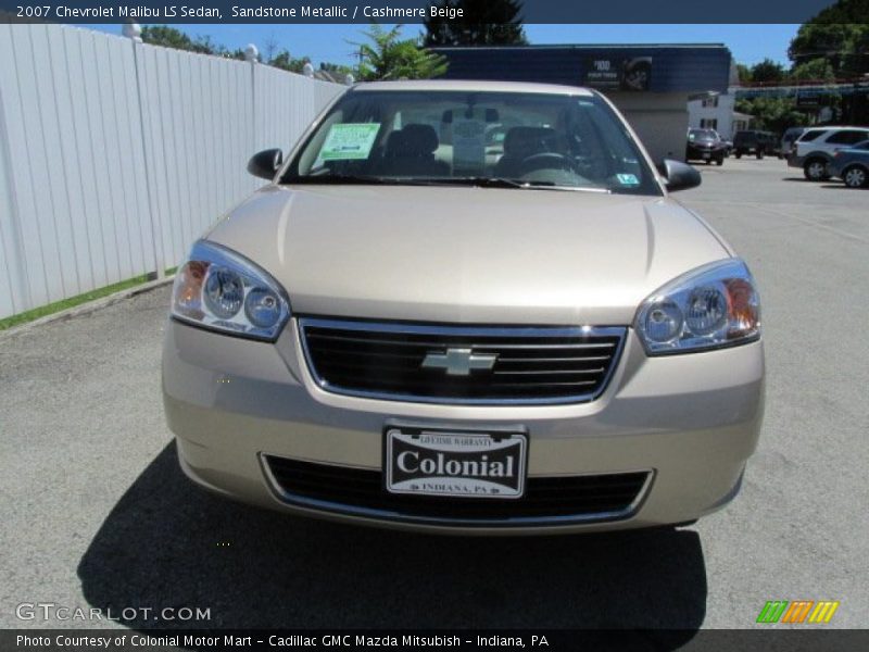 Sandstone Metallic / Cashmere Beige 2007 Chevrolet Malibu LS Sedan