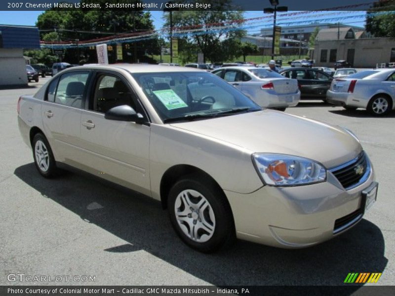 Sandstone Metallic / Cashmere Beige 2007 Chevrolet Malibu LS Sedan