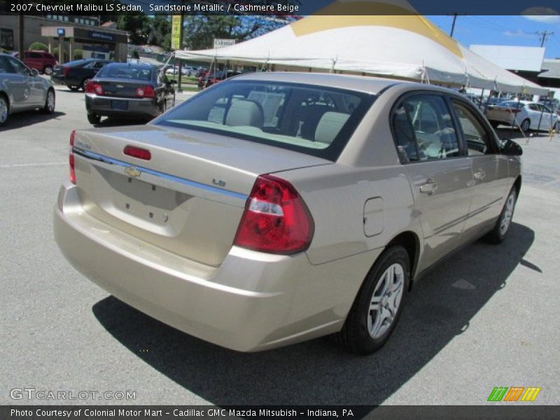 Sandstone Metallic / Cashmere Beige 2007 Chevrolet Malibu LS Sedan