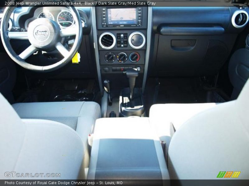 Black / Dark Slate Gray/Med Slate Gray 2008 Jeep Wrangler Unlimited Sahara 4x4
