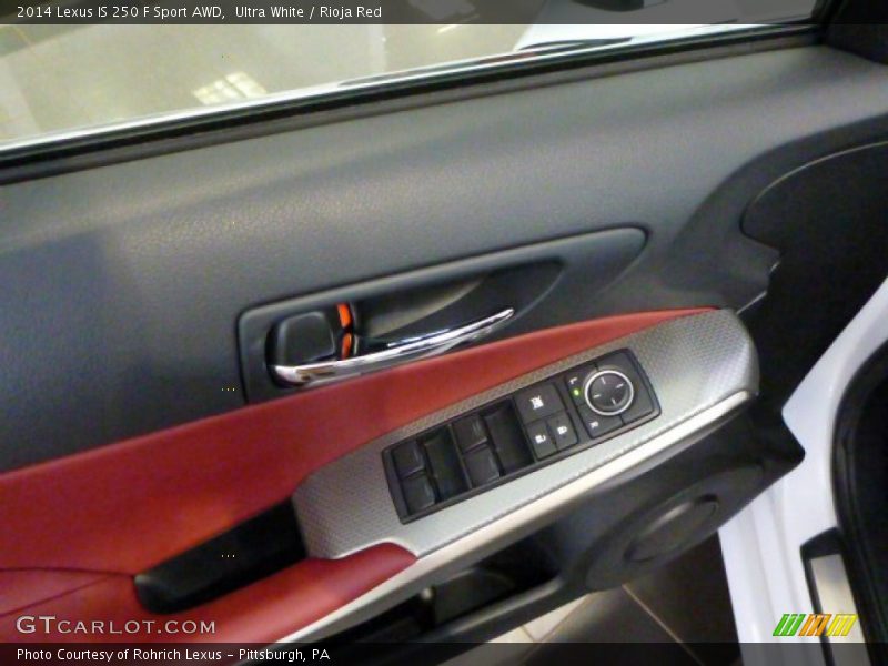 Ultra White / Rioja Red 2014 Lexus IS 250 F Sport AWD