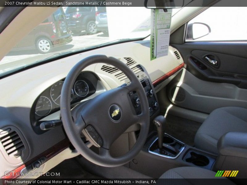 Sandstone Metallic / Cashmere Beige 2007 Chevrolet Malibu LS Sedan