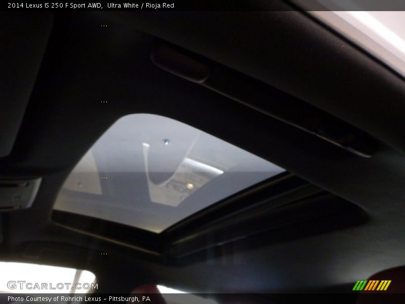 Ultra White / Rioja Red 2014 Lexus IS 250 F Sport AWD