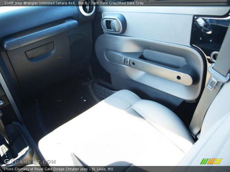 Black / Dark Slate Gray/Med Slate Gray 2008 Jeep Wrangler Unlimited Sahara 4x4