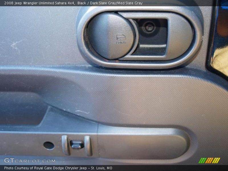 Black / Dark Slate Gray/Med Slate Gray 2008 Jeep Wrangler Unlimited Sahara 4x4