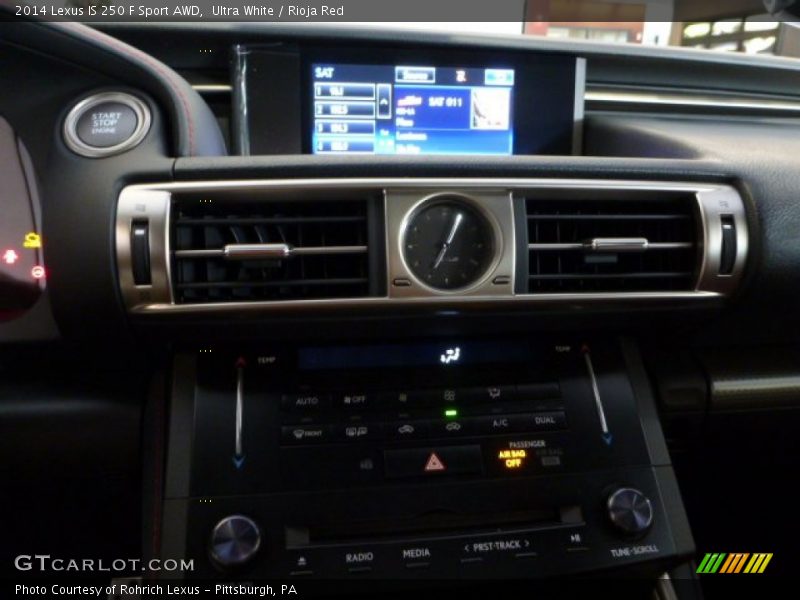 Ultra White / Rioja Red 2014 Lexus IS 250 F Sport AWD