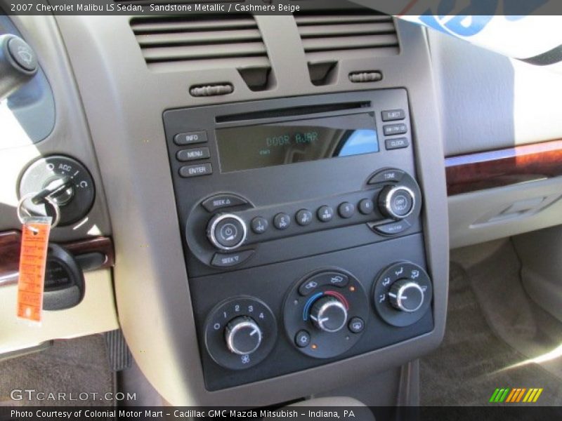 Sandstone Metallic / Cashmere Beige 2007 Chevrolet Malibu LS Sedan