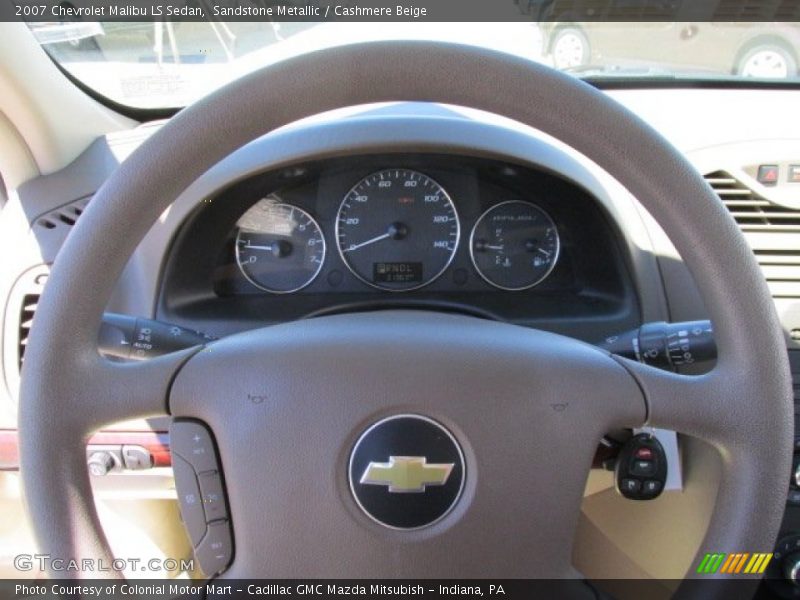 Sandstone Metallic / Cashmere Beige 2007 Chevrolet Malibu LS Sedan