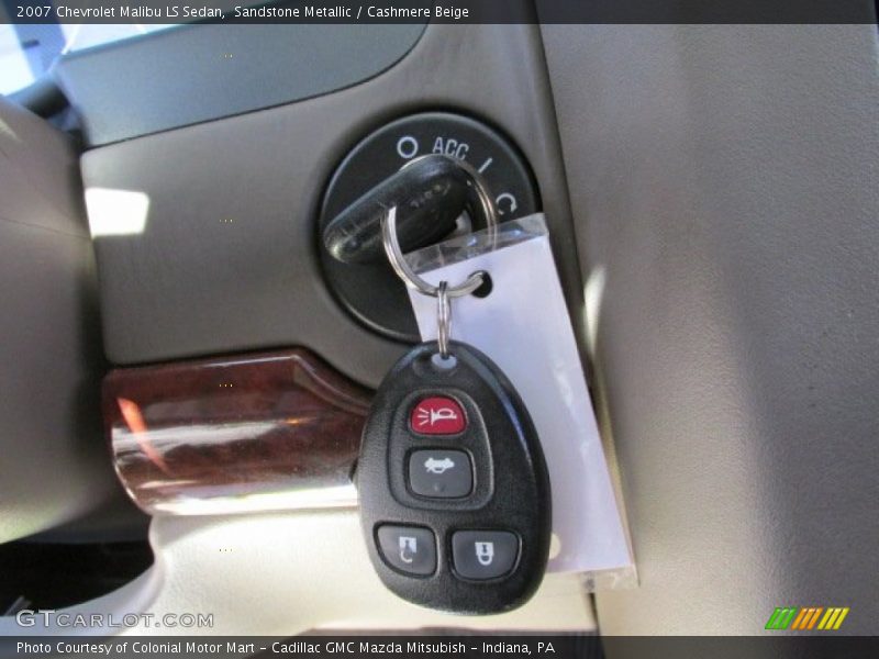 Sandstone Metallic / Cashmere Beige 2007 Chevrolet Malibu LS Sedan