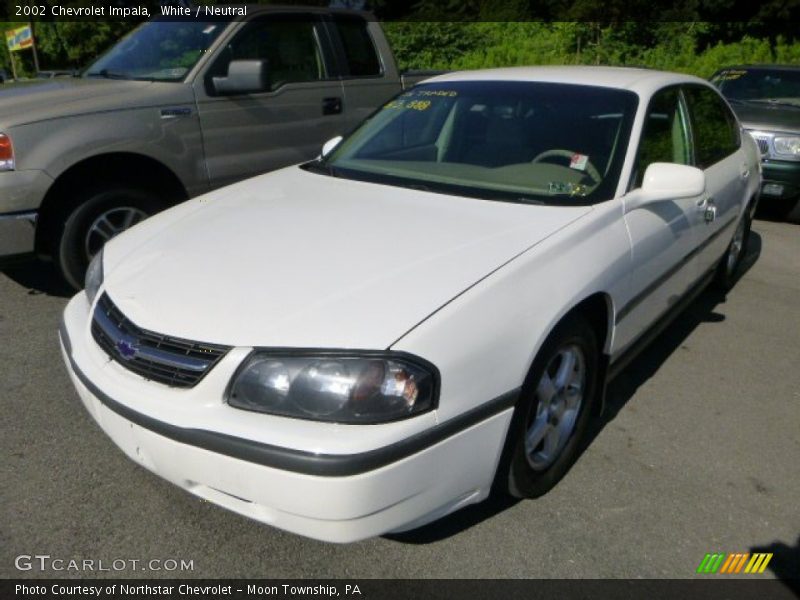 White / Neutral 2002 Chevrolet Impala