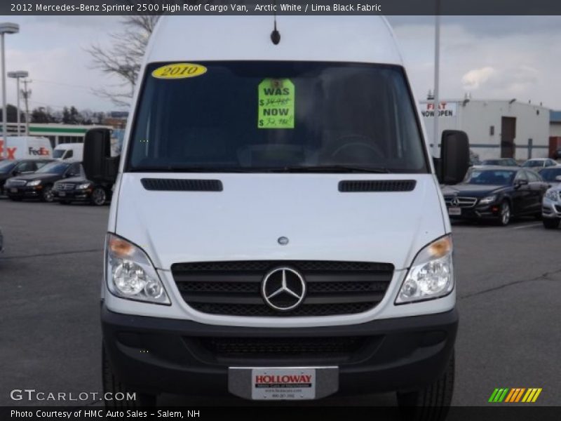 Arctic White / Lima Black Fabric 2012 Mercedes-Benz Sprinter 2500 High Roof Cargo Van