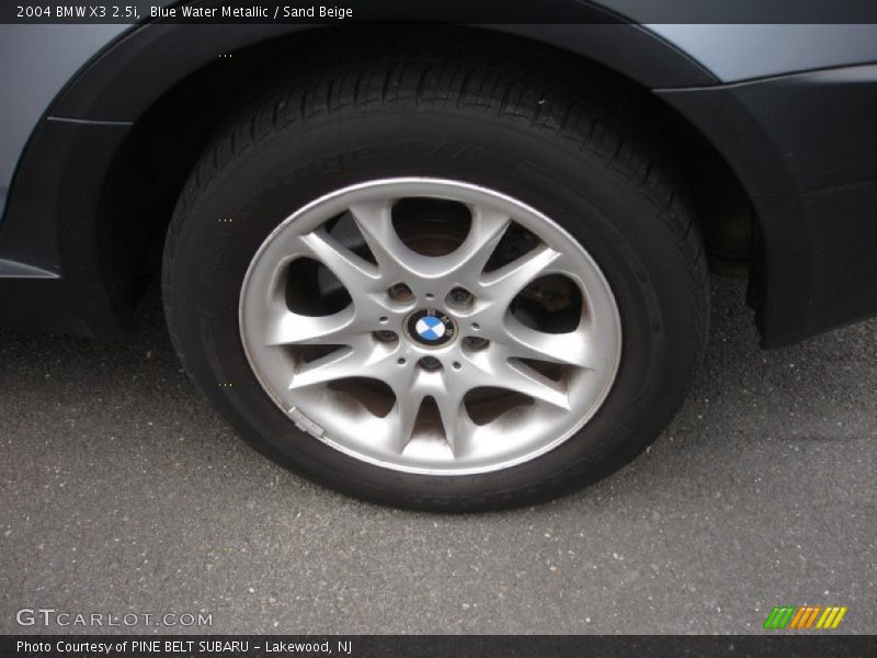 Blue Water Metallic / Sand Beige 2004 BMW X3 2.5i