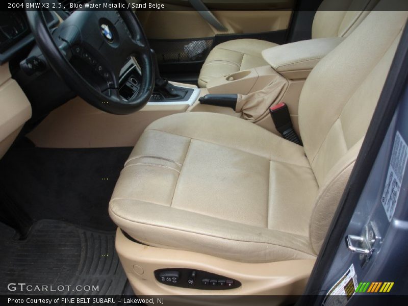 Blue Water Metallic / Sand Beige 2004 BMW X3 2.5i