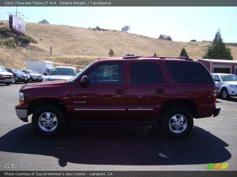 Redfire Metallic / Tan/Neutral 2002 Chevrolet Tahoe LT 4x4