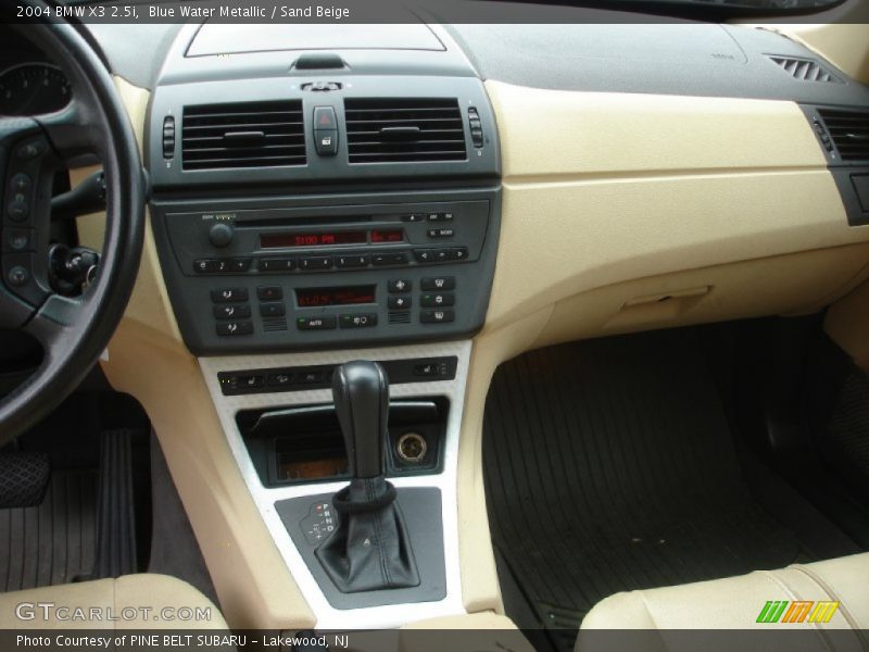 Blue Water Metallic / Sand Beige 2004 BMW X3 2.5i