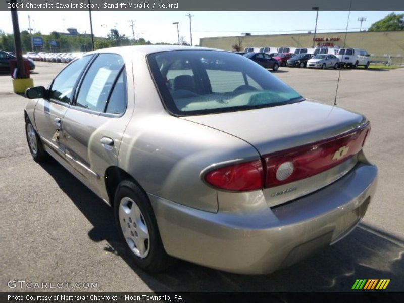 Sandrift Metallic / Neutral 2004 Chevrolet Cavalier Sedan