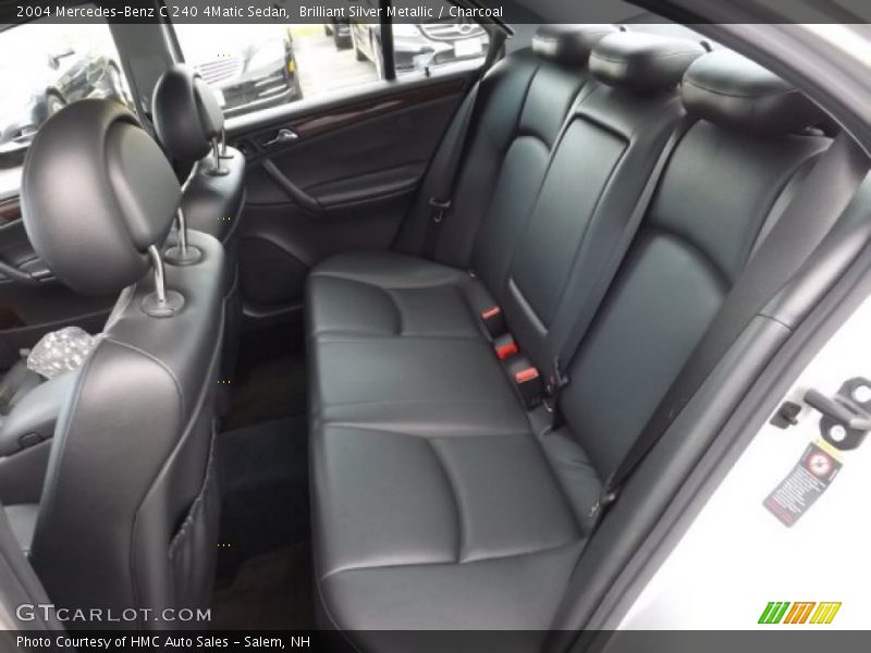 Brilliant Silver Metallic / Charcoal 2004 Mercedes-Benz C 240 4Matic Sedan