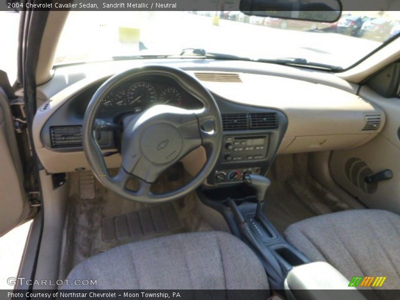 Sandrift Metallic / Neutral 2004 Chevrolet Cavalier Sedan
