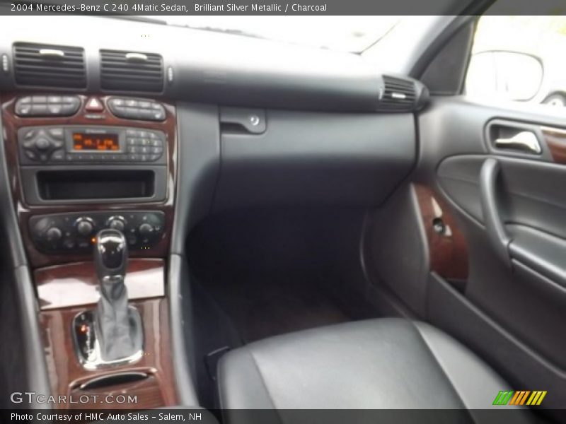 Brilliant Silver Metallic / Charcoal 2004 Mercedes-Benz C 240 4Matic Sedan