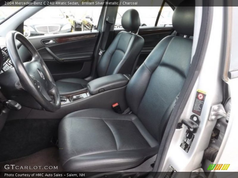 Brilliant Silver Metallic / Charcoal 2004 Mercedes-Benz C 240 4Matic Sedan
