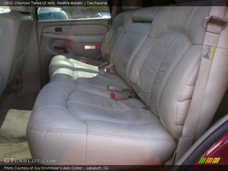 Redfire Metallic / Tan/Neutral 2002 Chevrolet Tahoe LT 4x4