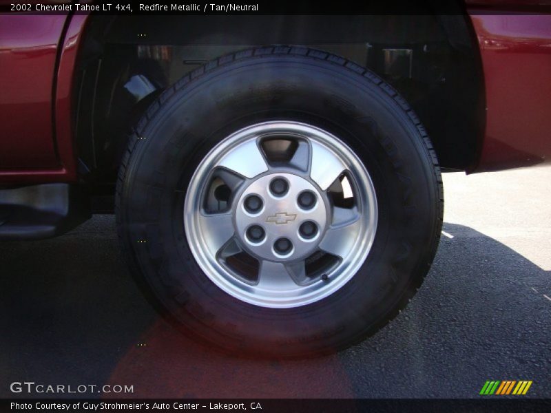 Redfire Metallic / Tan/Neutral 2002 Chevrolet Tahoe LT 4x4