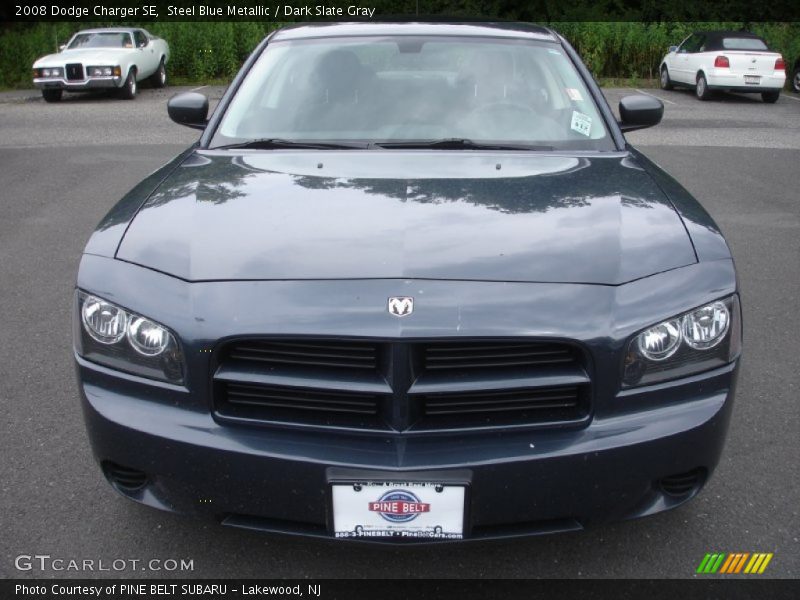 Steel Blue Metallic / Dark Slate Gray 2008 Dodge Charger SE