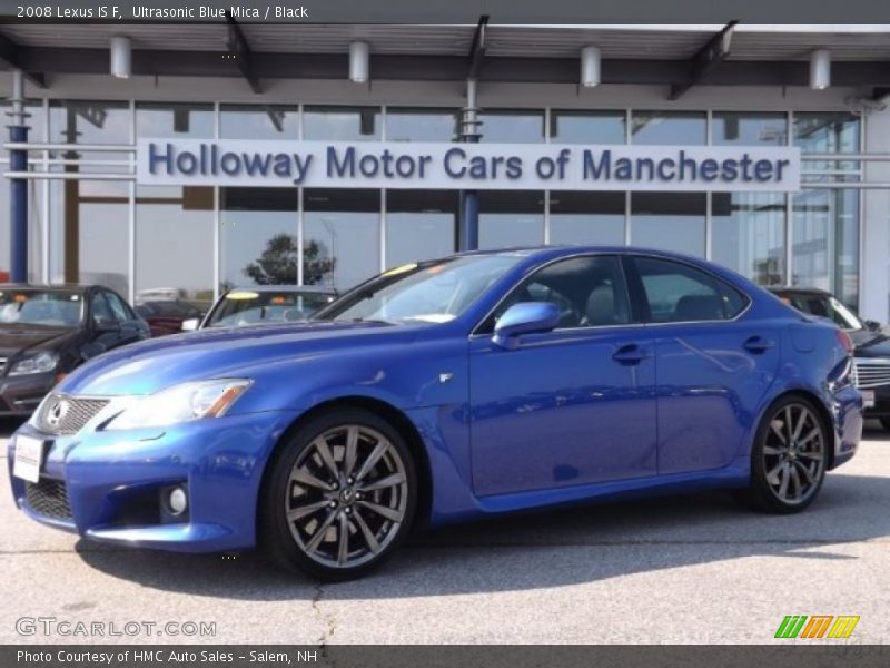 Ultrasonic Blue Mica / Black 2008 Lexus IS F