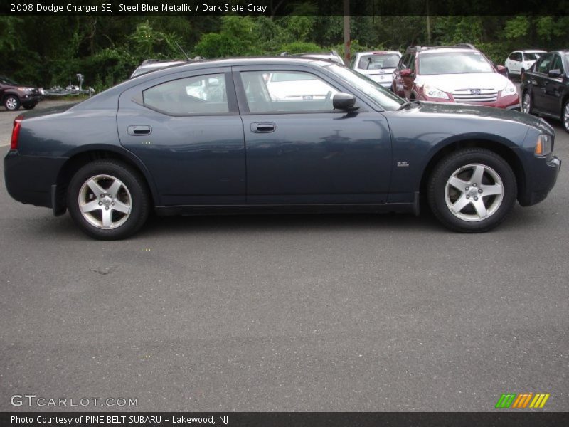 Steel Blue Metallic / Dark Slate Gray 2008 Dodge Charger SE