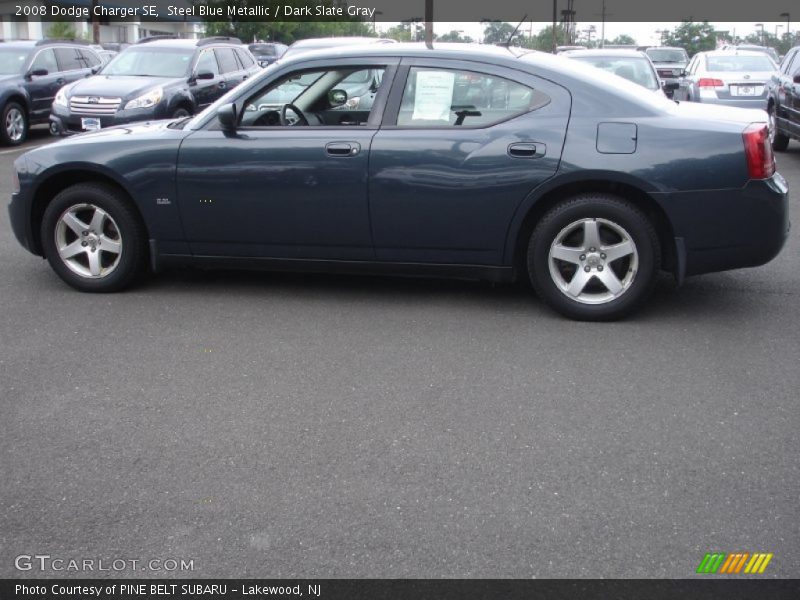 Steel Blue Metallic / Dark Slate Gray 2008 Dodge Charger SE