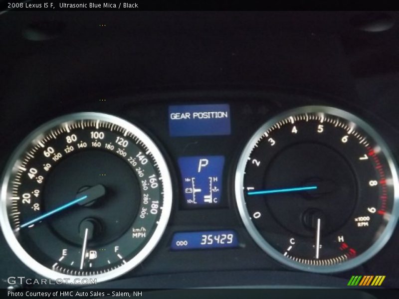  2008 IS F F Gauges