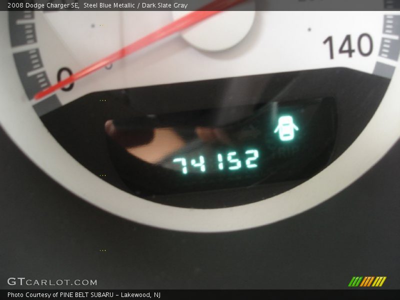 Steel Blue Metallic / Dark Slate Gray 2008 Dodge Charger SE