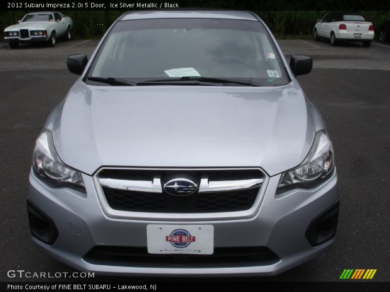 Ice Silver Metallic / Black 2012 Subaru Impreza 2.0i 5 Door