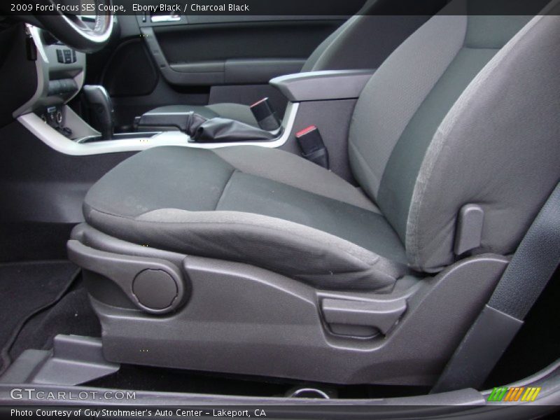 Ebony Black / Charcoal Black 2009 Ford Focus SES Coupe