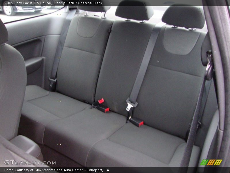 Ebony Black / Charcoal Black 2009 Ford Focus SES Coupe