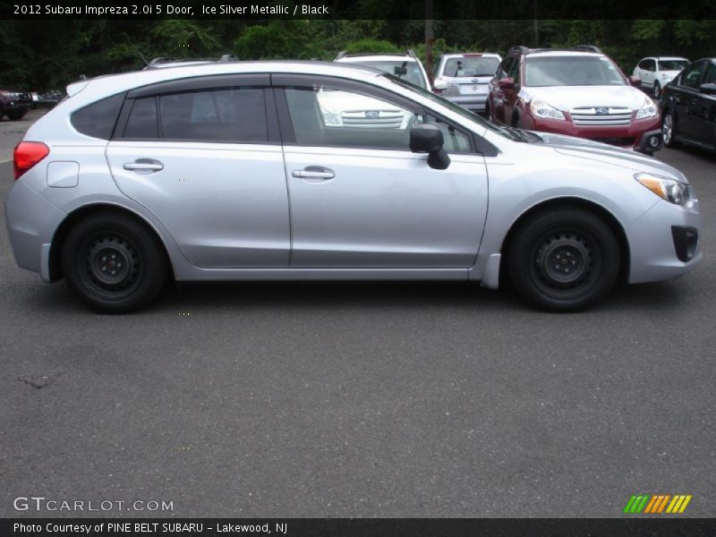 Ice Silver Metallic / Black 2012 Subaru Impreza 2.0i 5 Door