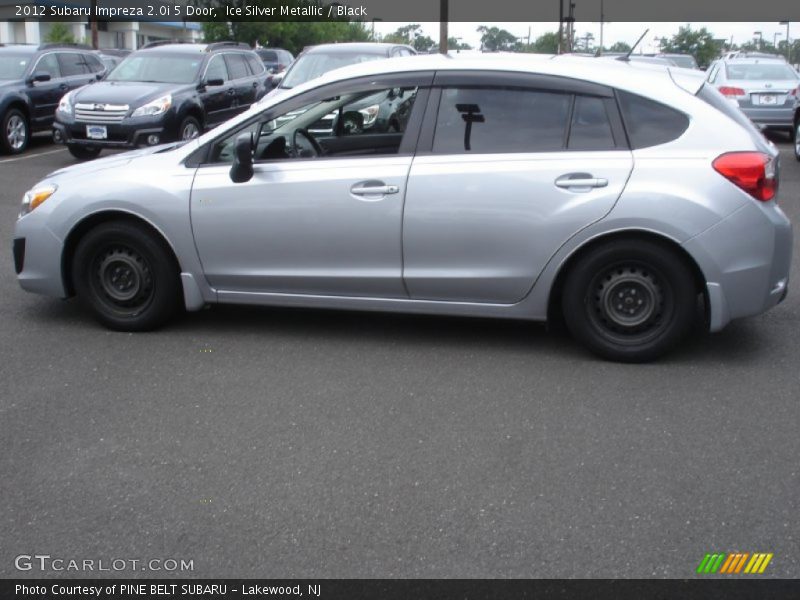 Ice Silver Metallic / Black 2012 Subaru Impreza 2.0i 5 Door