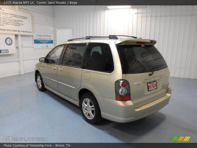 Cosmic Sand Metallic / Beige 2005 Mazda MPV LX