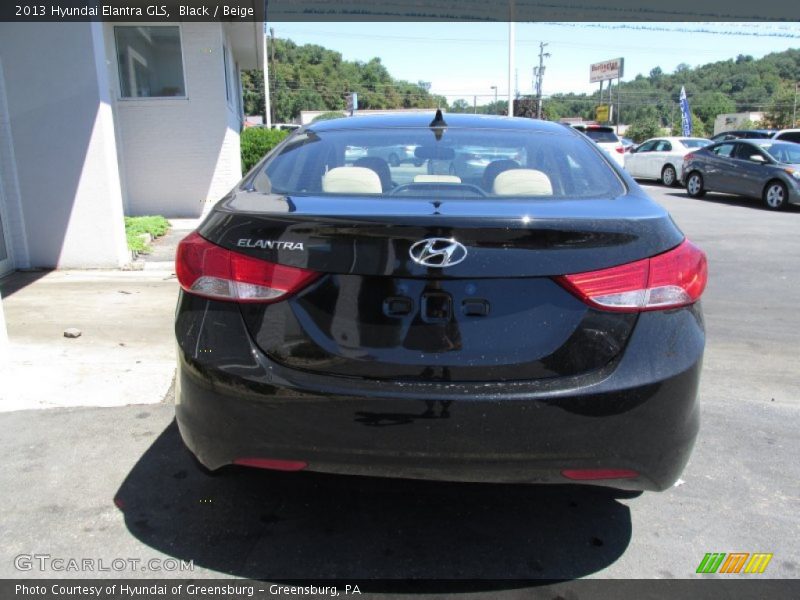 Black / Beige 2013 Hyundai Elantra GLS