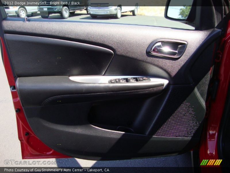Bright Red / Black 2012 Dodge Journey SXT