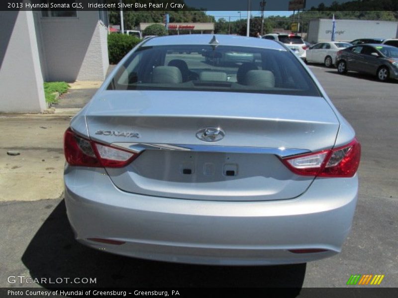 Iridescent Silver Blue Pearl / Gray 2013 Hyundai Sonata GLS