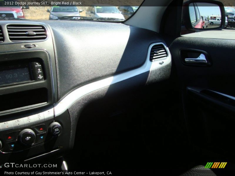 Bright Red / Black 2012 Dodge Journey SXT