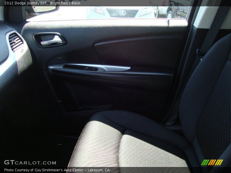 Bright Red / Black 2012 Dodge Journey SXT