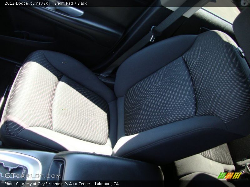 Bright Red / Black 2012 Dodge Journey SXT