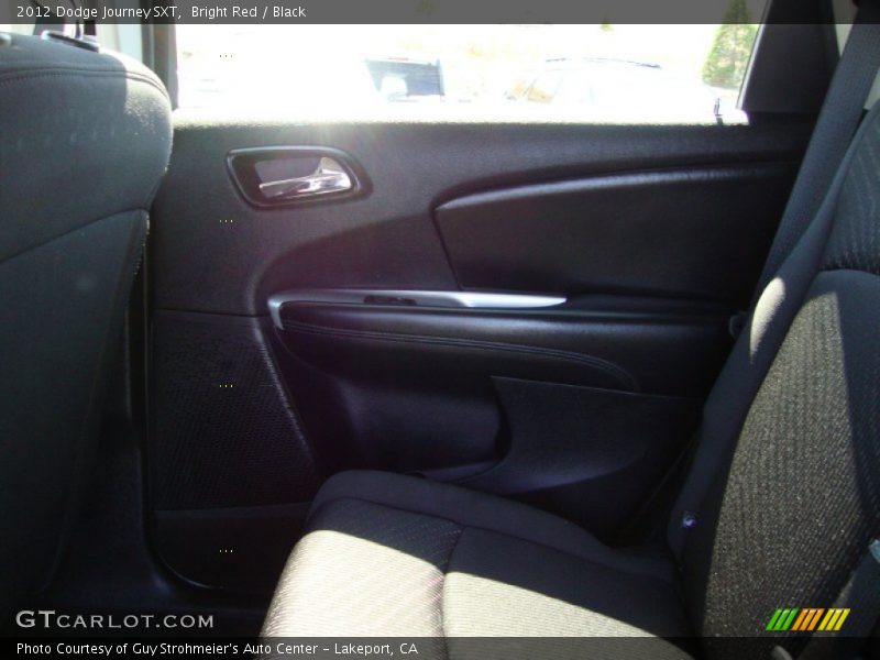 Bright Red / Black 2012 Dodge Journey SXT