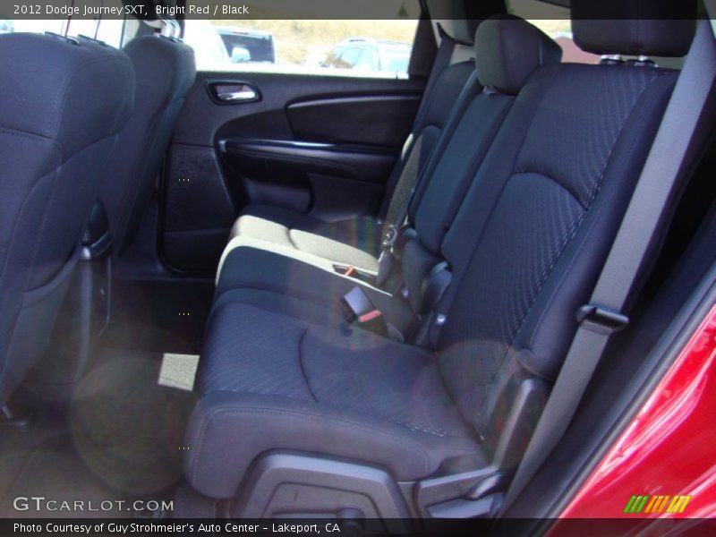 Bright Red / Black 2012 Dodge Journey SXT