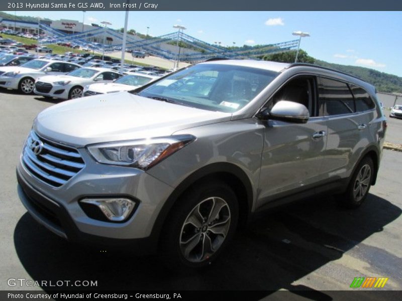 Iron Frost / Gray 2013 Hyundai Santa Fe GLS AWD